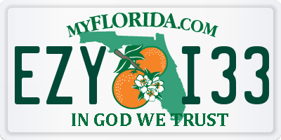 FL license plate EZYI33