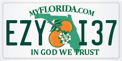 FL license plate EZYI37