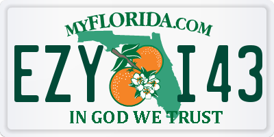 FL license plate EZYI43