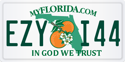 FL license plate EZYI44