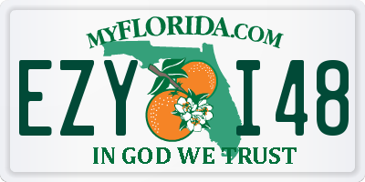 FL license plate EZYI48