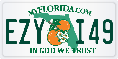 FL license plate EZYI49