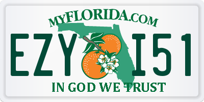 FL license plate EZYI51