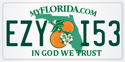 FL license plate EZYI53