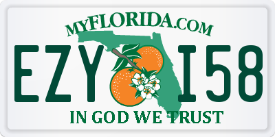 FL license plate EZYI58