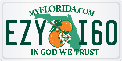 FL license plate EZYI60