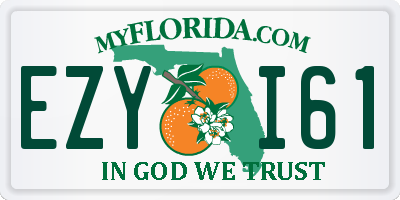 FL license plate EZYI61