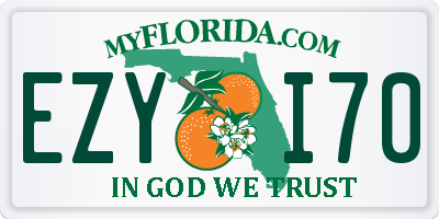 FL license plate EZYI70