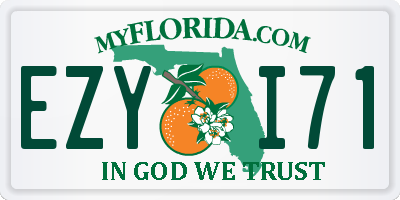 FL license plate EZYI71