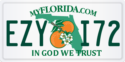 FL license plate EZYI72