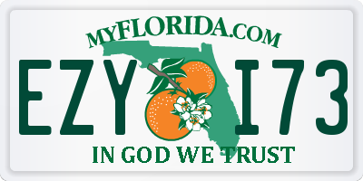 FL license plate EZYI73