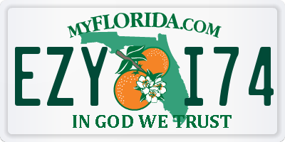 FL license plate EZYI74