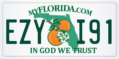 FL license plate EZYI91