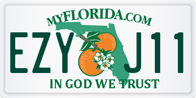 FL license plate EZYJ11