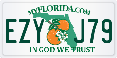 FL license plate EZYJ79