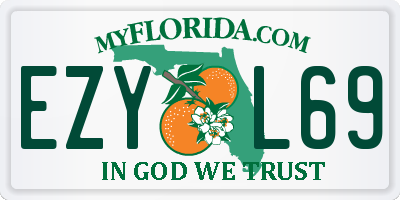 FL license plate EZYL69