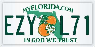 FL license plate EZYL71