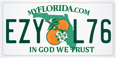 FL license plate EZYL76