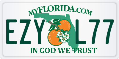 FL license plate EZYL77