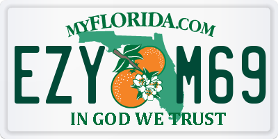 FL license plate EZYM69