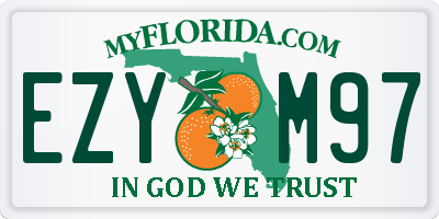 FL license plate EZYM97