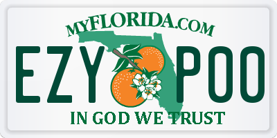 FL license plate EZYP00