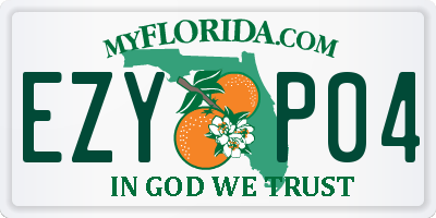 FL license plate EZYP04