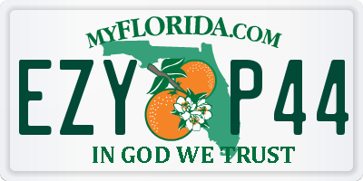 FL license plate EZYP44