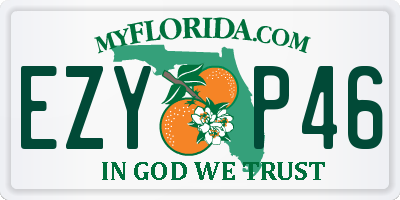 FL license plate EZYP46