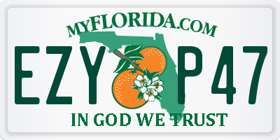 FL license plate EZYP47