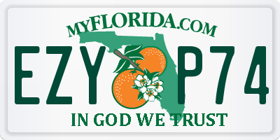 FL license plate EZYP74