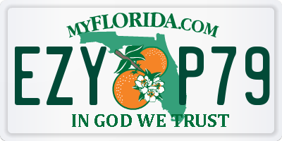 FL license plate EZYP79