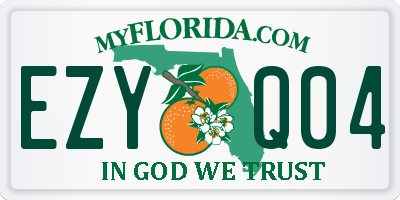 FL license plate EZYQ04