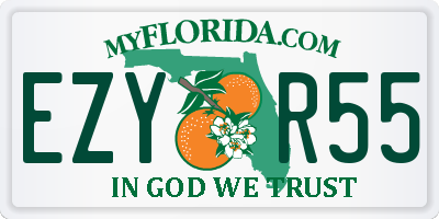 FL license plate EZYR55