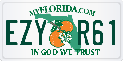 FL license plate EZYR61