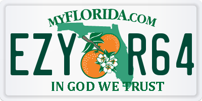 FL license plate EZYR64