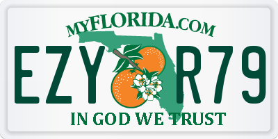 FL license plate EZYR79