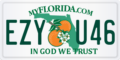 FL license plate EZYU46