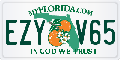 FL license plate EZYV65