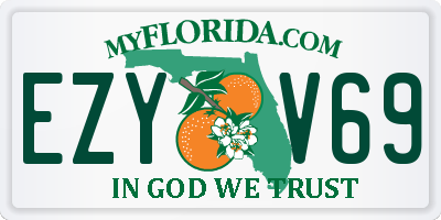 FL license plate EZYV69