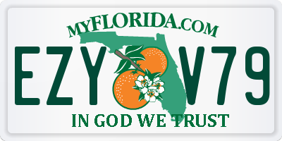 FL license plate EZYV79