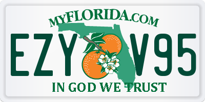 FL license plate EZYV95