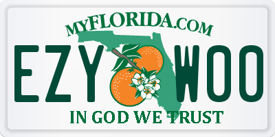 FL license plate EZYW00