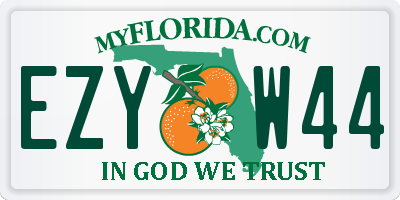 FL license plate EZYW44