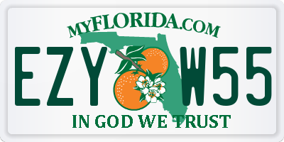 FL license plate EZYW55