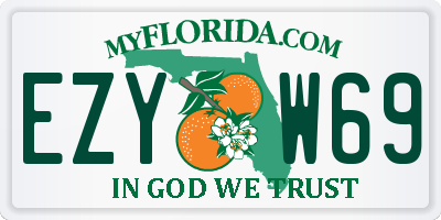 FL license plate EZYW69