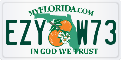 FL license plate EZYW73