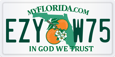 FL license plate EZYW75