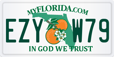 FL license plate EZYW79