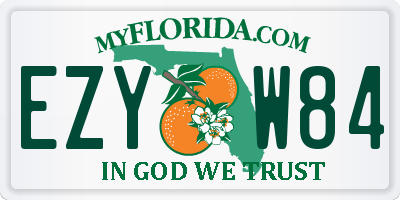 FL license plate EZYW84